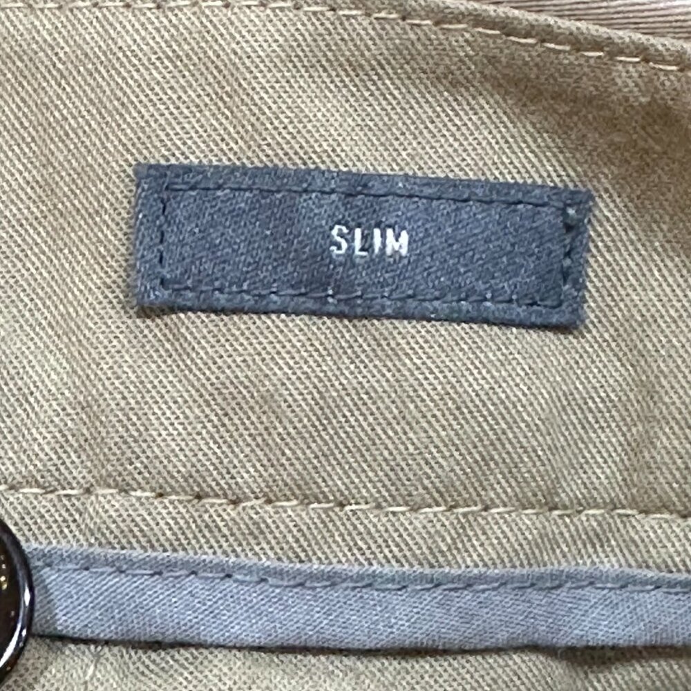 Bonobos Wednesday Khaki Dress Pants Slim Fit Straight Leg Size 35/32 Work Office - Picture 8 of 9